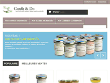 Tablet Screenshot of confit-et-do.com